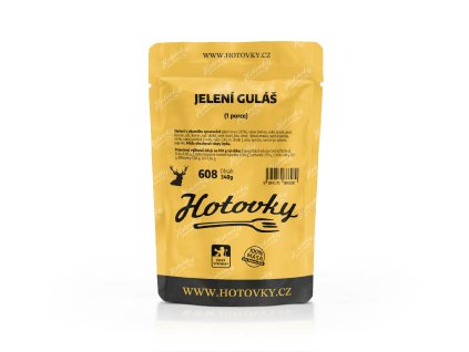608 Jelení guláš 1 porce