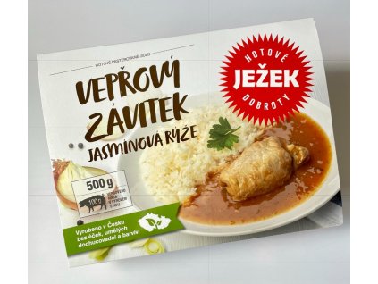 Vepřový závitek s jasmínovou rýží (500g)