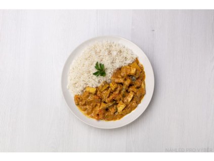 Zeleninové kari s tofu a rýží basmati (500g)