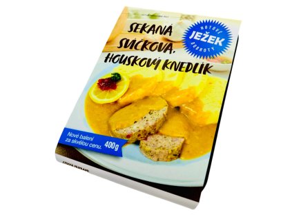Sekaná svíčková, houskový knedlík - hotové jídlo