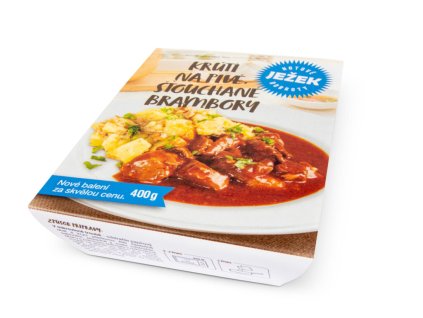 Krůtí na pivě, šťouchané brambory