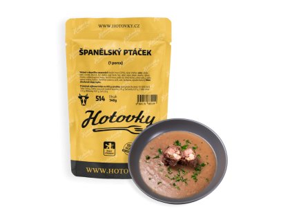 Španělský ptáček (1 porce) hotové jídla hotovky