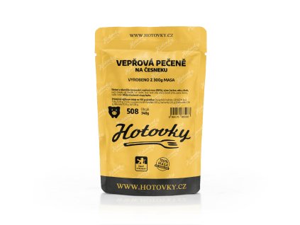 508 Vepřová pečeně na česneku 340g