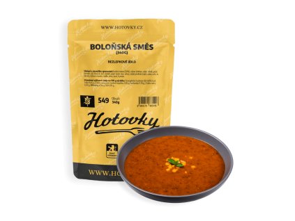 Bezlepkové Boloňská směs 340g hotové jídla hotovky