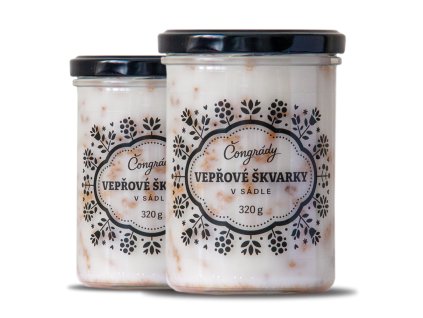 Vepřové škvarky v sádle - 320 g