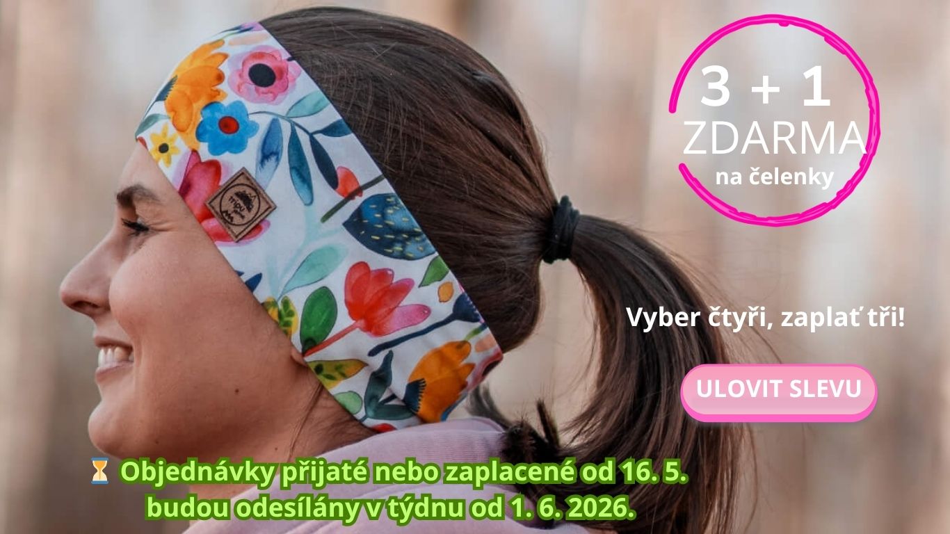 3+1 ZDARMA čelenky