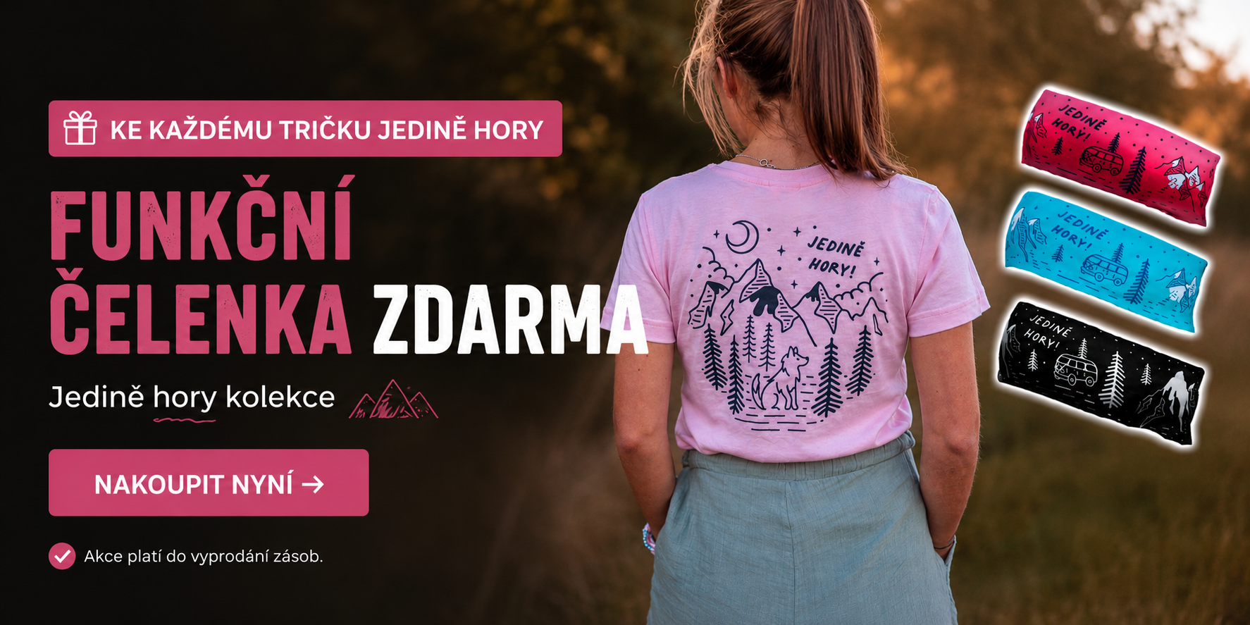 Tričko + funkční čelenka