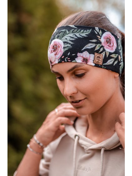 Čelenka Kvítí na černé - vada tisku