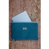 Manšestrový obal na notebook 13" a 14" - petrolejová
