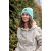 Zimní čepice mentolka