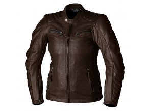 103538 Roadster Air CE Ladies Leather Jacket Brown