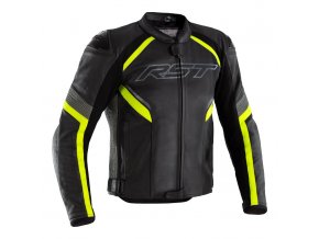 2529 sabre airbag leather jacket flo yellow 001