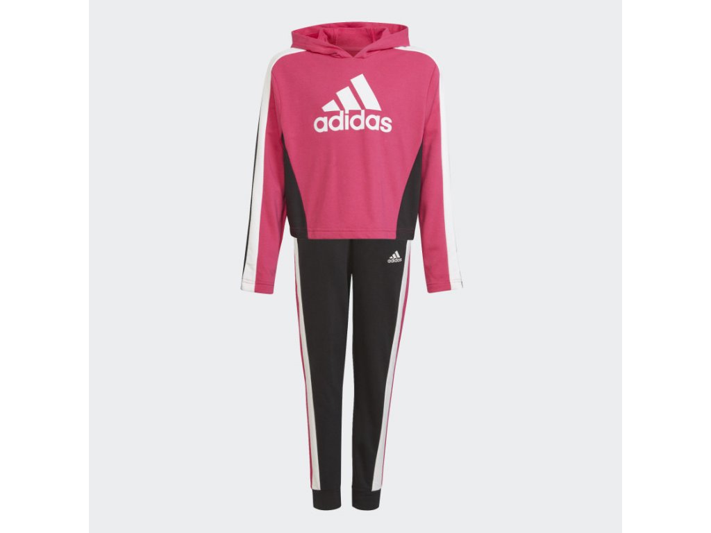 Sportovni souprava Colorblock Crop Top ruzova GT6907 01 laydown