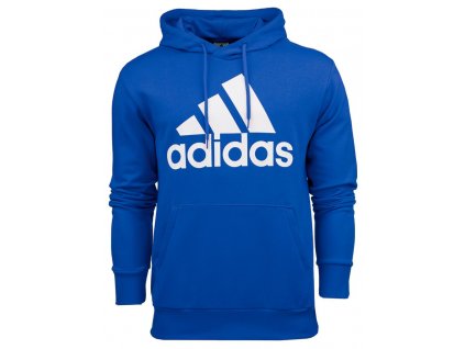 bluza meska adidas essentials french terry big logo hoodie niebieska ic9366 1