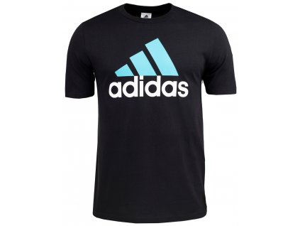 koszulka meska adidas essentials single jersey big logo tee czarna ij8582 1