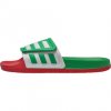 gx9710 adidas mexico adilette tnd slides vivid green white with scarlet sm 02 510x510