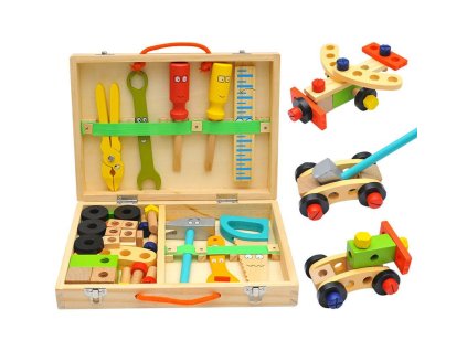 detske-drevene-naradi-v-kufriku original