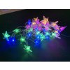 Vnitřní vánoční mini řetez - ve tvaru hvězdiček až 40 led na baterie (Osvětlení Barevná 2m - 20 led diod)