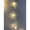 Vnitřní vánoční mini řetez -ve tvaru sobí hlavička až 40 led na baterie (Osvětlení Studená bílá 2m - 20 led diod)