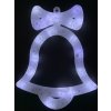 153137 vanocni led svitici dekorace zvonek 29 cm