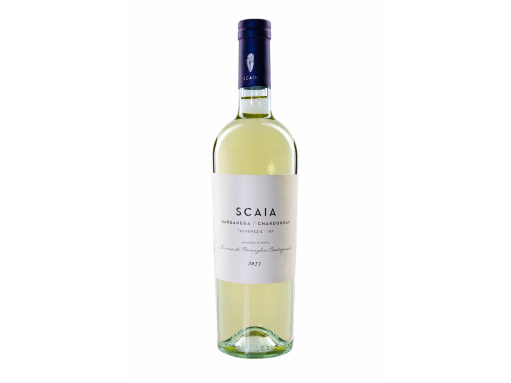 Italské bílé víno Scaia Bianca z vinařství Famiglia Castagnedi ročník 2021 0,75l