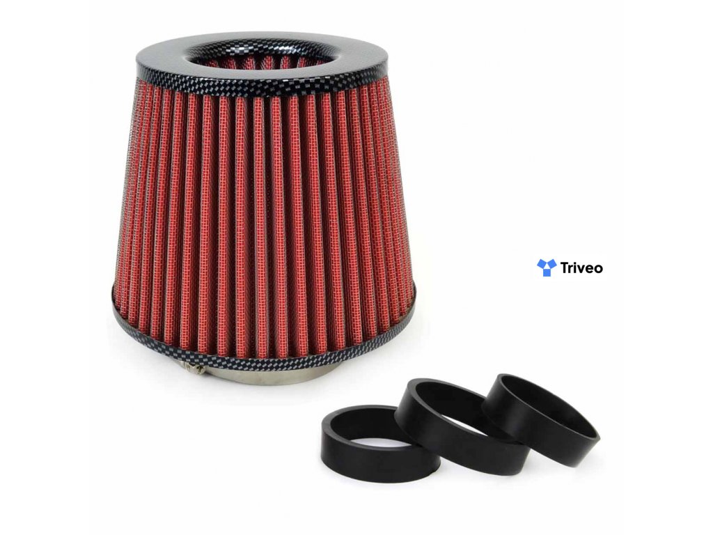 Športový vzduchový filter + 3 adaptéry AF-Carbon