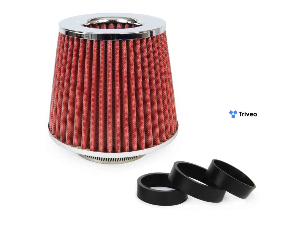 Športový vzduchový filter + 3 adaptéry AF-Chrome