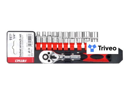 Sada nadstavcov 1/4" 4-13mm, gola sada 11-dielna