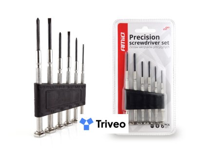 Sada presných skrutkovačov, 6 ks