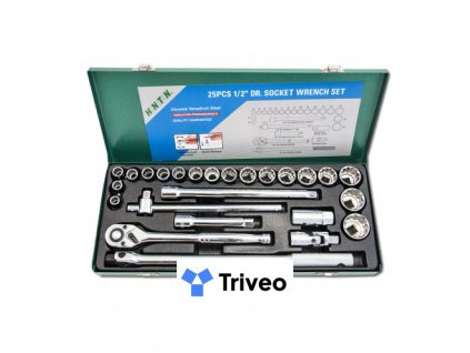 Gola sada 1/2" 12hranných 25 dielna  H4052