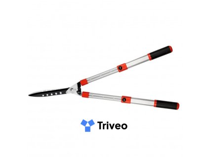 Nožnice na živý plot, vlnité ostrie, teleskopické 640-870mm   XT93935