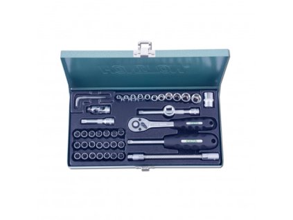 Gola sada 1/4" sada 43-dielna v kovovom boxe  H1143