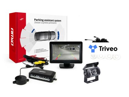 Parkovacie senzory TFT01 4,3" kamera HD-501-IR 4-senzory