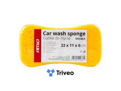Špongia na umývanie auta AMiO DOUBLE 22 x 11 x 6 cm