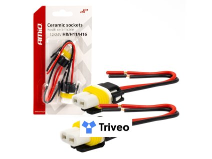 Keramické pätice 2 ks H8/H11/H16 AMIO