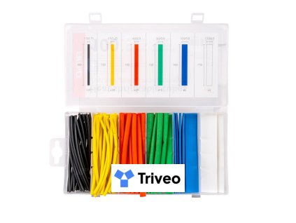 Sada teplom zmršťovacích bužírok 100ks farebných