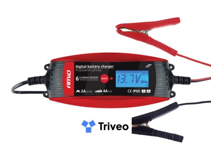 AMiO Nabíjačka auto/moto digitálna 6V/12V - 2A/4A - DVL DBC-4A