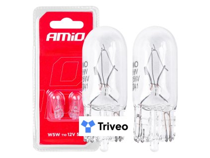 Halogénové žiarovky T10 W5W W2.1x9.5d 12V 2ks blister