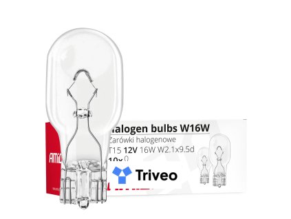 Halogénové žiarovky T15 W16W W2.1x9.5d 12V 10 ks