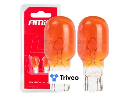 Halogénové žiarovky T15 WY16W W2.1x9.5d 12V 2ks