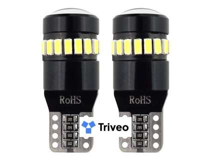 LED žiarovky CANBUS 18SMD 3014 + 1SMD 1SMD T10 W5W White 12V/24V