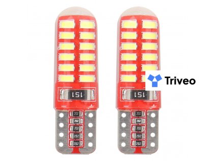 LED žiarovky CANBUS 24SMD 3014 T10e (W5W) SILCA White 12V