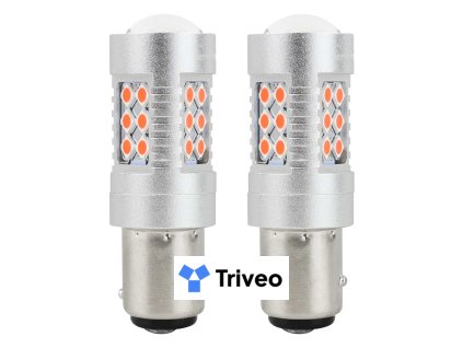 LED žiarovky CANBUS 3030 24SMD 1157 BAY15D PR21/5W Red 12V/24V