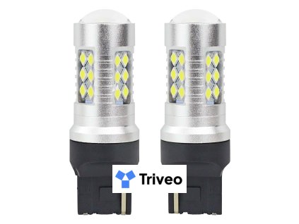 LED žiarovky CANBUS 3030 24SMD T20 7440 W21W White 12V/24V