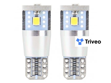 LED žiarovky CANBUS 3SMD 2835 T10e (W5W) ALU White 12V/24V