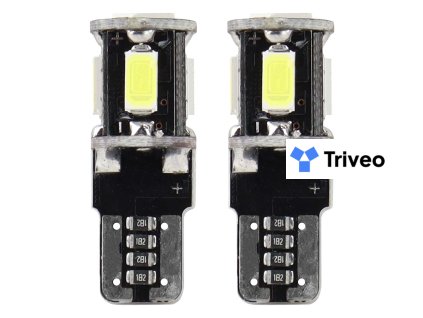 LED žiarovky CANBUS 5SMD 5730 T10 (W5W) White