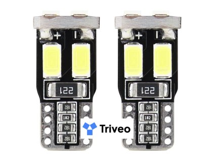 LED žiarovky CANBUS 6SMD-2 5730 T10 (W5W) White