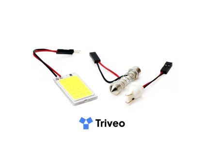 LED žiarovky CLASSIC T10 W5W C5W 1xCOB-18 12V Light board