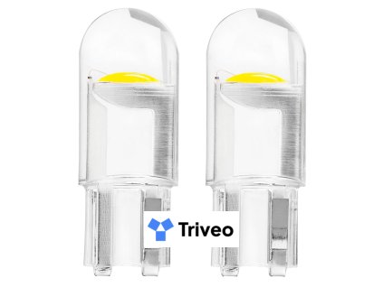 LED žiarovky STANDARD T10 W5W COB HPC 12V Clear white