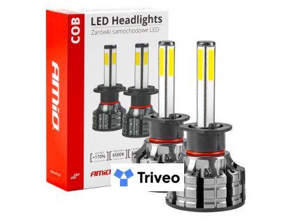 LED žiarovky hlavného svietenia H1 COB 4Side AMiO